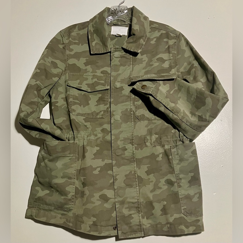 Caslon Camouflage Jean Jacket
